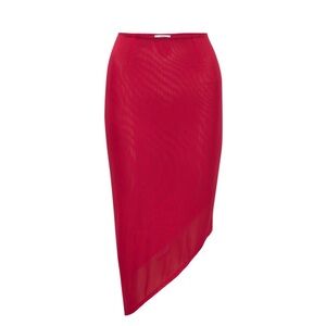 Miaou Vero Skirt in Red Rose
